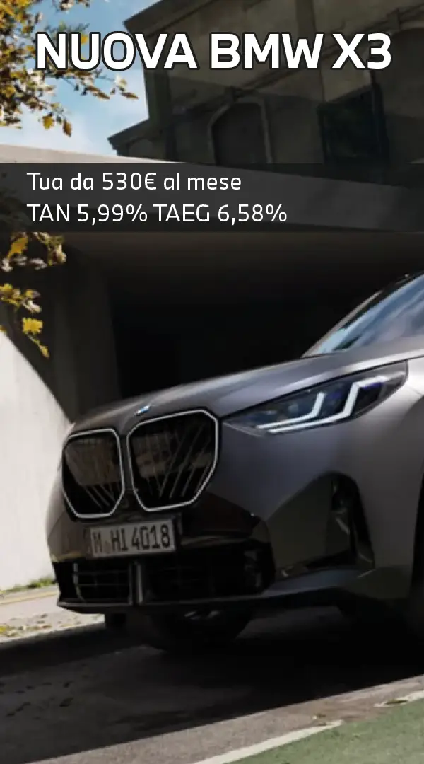 NUOVA BMW X3