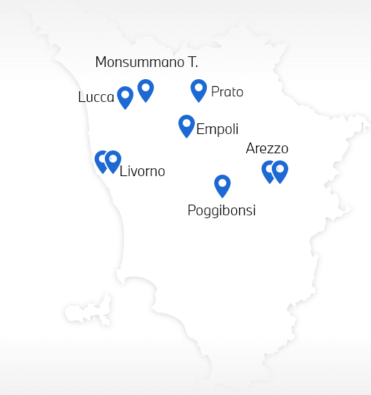 mappa toscana